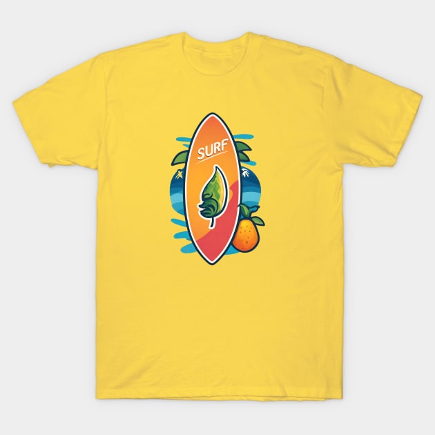 summer surfboard T-Shirt by dodolanlaku